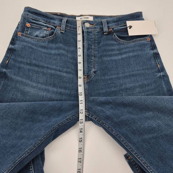 RE/DONE 70s Ultra High Rise Wide Leg Jeans Size 29 - Picture 8 of 11